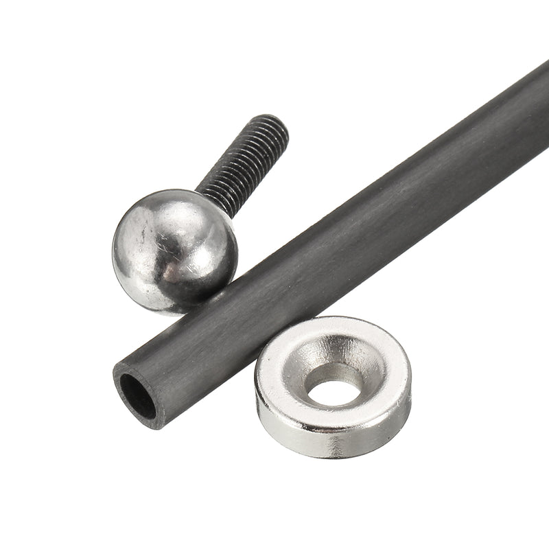 200MM 4x6 MM Diagonal Push Rod L200 With Magnetic Ball Joint And Steel Ball For Kossel 3D Printer
