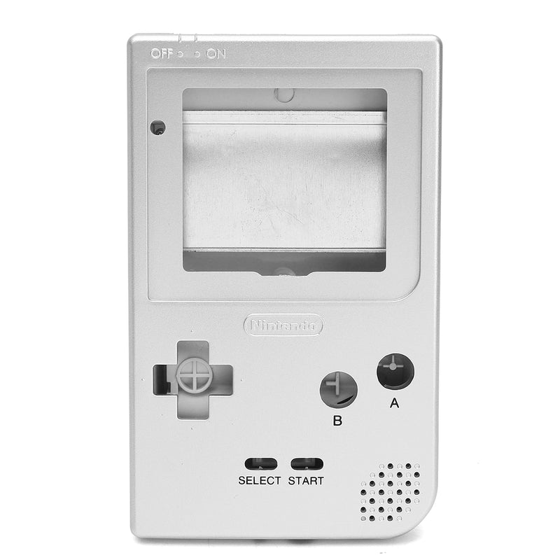Silver Full Housing Shell Case Cover Part for Gameboy Pocket GBP Full Parts Replacement Accessories