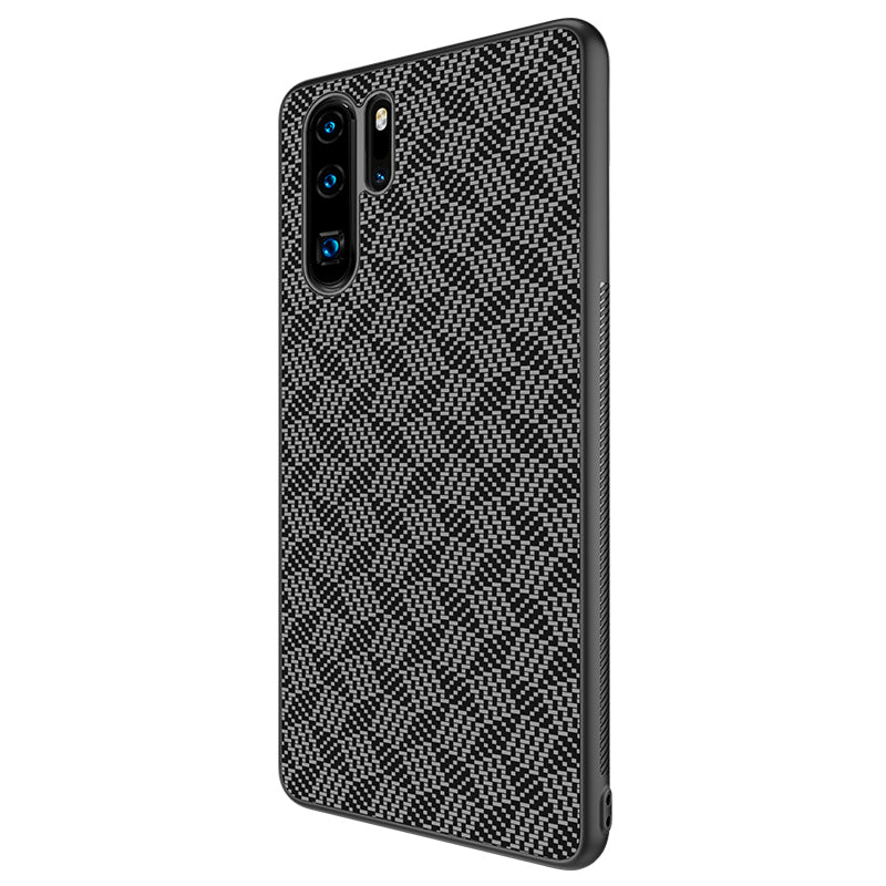 NILLKIN Ultra-thin Synthetic Fiber Plaid Magnetic Adsorption Protective Case for HUAWEI P30 Pro