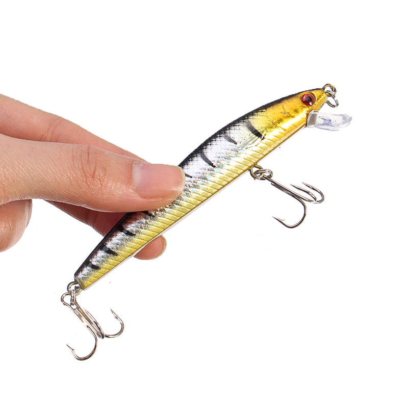ZANLURE 20pcs 9cm/9.65cm 8.3g/7.7g Minnow Fishing Lure 1.2-2.1m Depth Sea Fishing Hard Baits