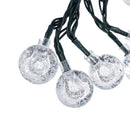 Solar Powered 12M 100 LED Crystal Ball String Fairy Light for Garden Christmas Outdoor Decor