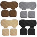 Car Heating Seat Cushion Cover Front + Rear Row Car Pad Mat Winter Home Office Warm