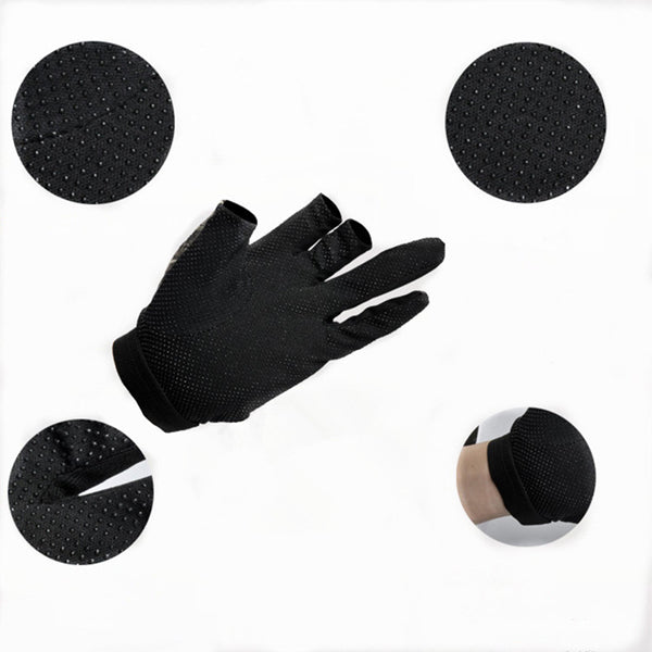 Anti Slip Outdoor Fishing Gloves 3 Fingers 5 Fingers Gloves For Men Against