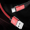 Bakeey 2.4A 2 IN 1 Dual Type-C Audio Fast Charging Nylon Braided Data Cable For HUAWEI P30 Oneplus 7 XIAOMI MI9 S10 S10+