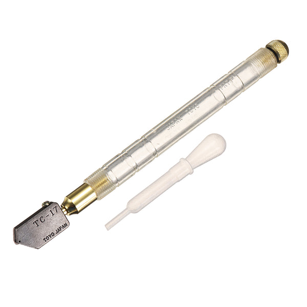 TC-17P 2-8mm Straight Cutting Hand Tool Plastic Handle Glass Bottle Cutter for TOYO Type
