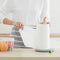 BergHOFF Leo Kitchen Paper Towel Holder White Oak Wood Paper Holder Kitchen Storage Container