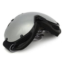 Universal Ski Goggles Dual Lens Mirror Snowboard Outdoor Sports Glasses Windproof Anti-UV Silver