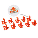 10PCS DF-22 Fixed Bracket Support Compact Cable Conductor Wire Connector Terminal Block PCT-2-2 PCT-3-3