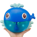 Kids Cartoon Whale Automatic Music Bubble Blower Machine Shower Toy Bath Bubble Maker