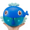 Kids Cartoon Whale Automatic Music Bubble Blower Machine Shower Toy Bath Bubble Maker