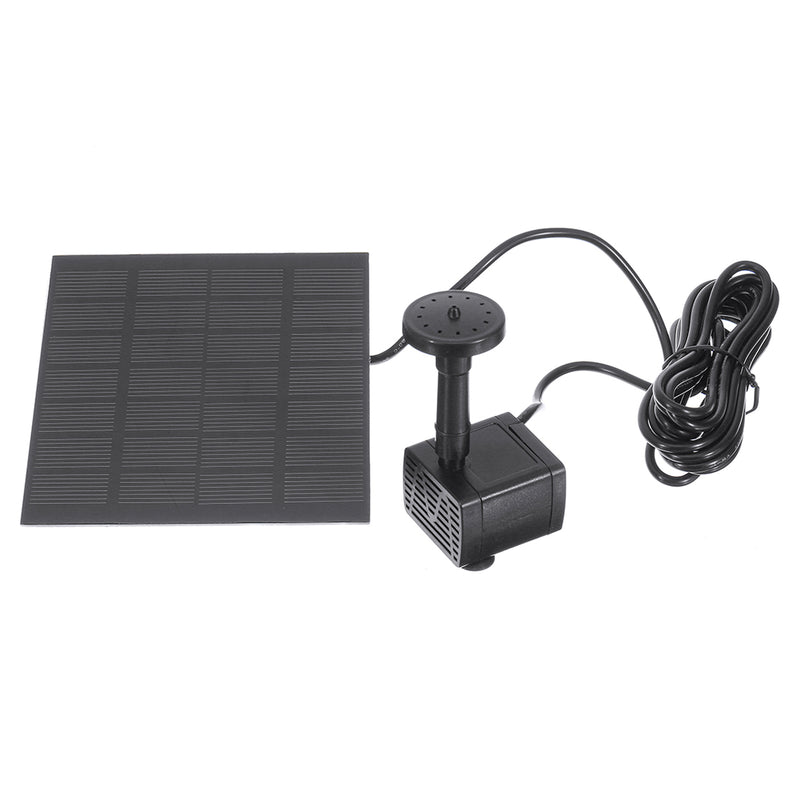 Solar Water Panel Power Fountain Pump Kit Pool Garden Pond Watering Floating Pump