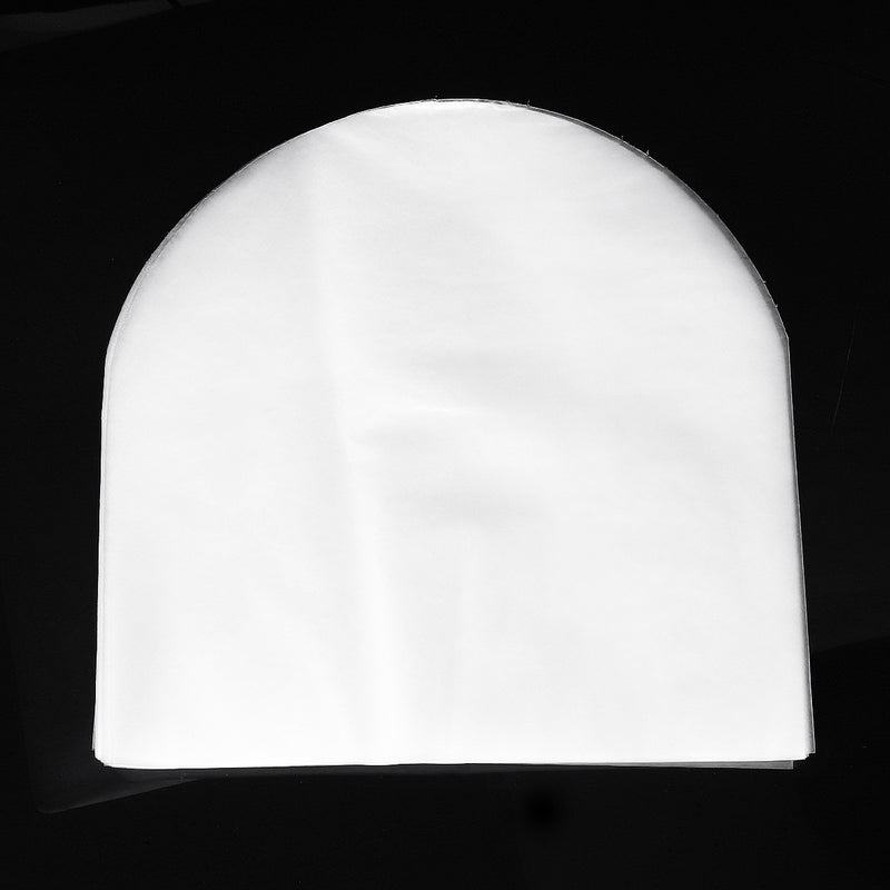 50Pcs Arcs + 50 Pcs Squares Cover Clear Sleeves Record Outer Storage PE Case CD Storage Bag