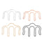 M Shape Multicolor Metal Hollow Music Book Clip