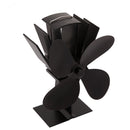 IPRee 4 Blades Fireplace Fan Thermal Heat Power Stove Fan Wood Burner Fan