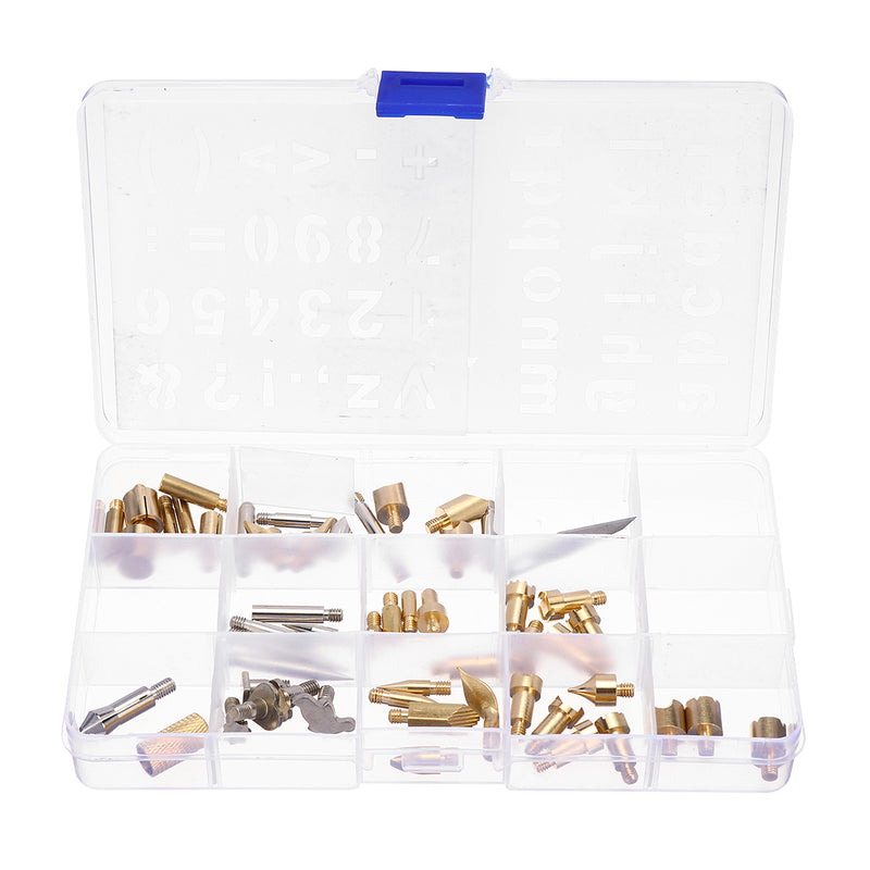 94Pcs 60W Electric Solder Iron Kit Wood Burning Pen Pyrography Craft Tool