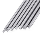Drillpro 7pcs 150mm Square Screwdriver Bits 1/4 Inch Hex Shank Screwdriver Bit