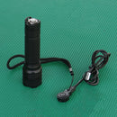 WainLight BD04 XPE Blue Light/L2 White Light Rechargeable Zoomable LED Flashlight Outdoor 18650 Flashlight Fishing Led Torch