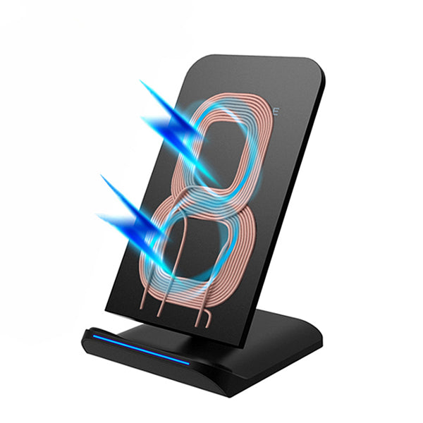 Bakeey Qi Wireless LED Light Fast Charger Desktop Holder For iPhone X 8 8Plus S9+S8 S7