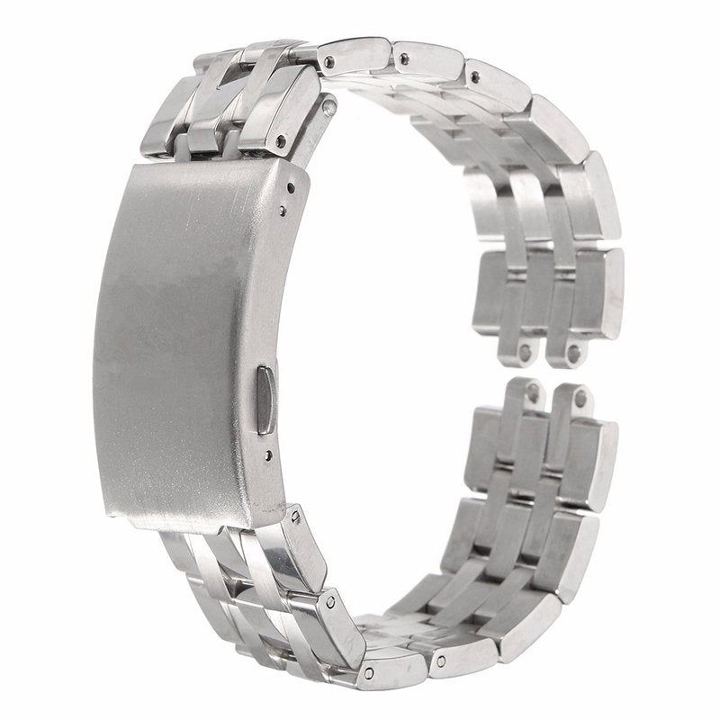 19mm Replacement Stainless Steel Watch Band With Screwdriver For Tissot PRC200 T17 T461 T014 T41