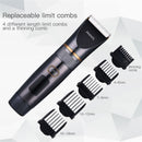 RIWA RE-6501 Rechargeable Hair Clipper Titanium Ceramic Blade Razor Beard Trimmer Shaver Barber Electric Haircutting LED Display