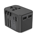 Wontravel JY-308PRO 45W 3 USB+PD QC 3.0 Multifunction Worldwide Travel Charger Converter Adapter Plug