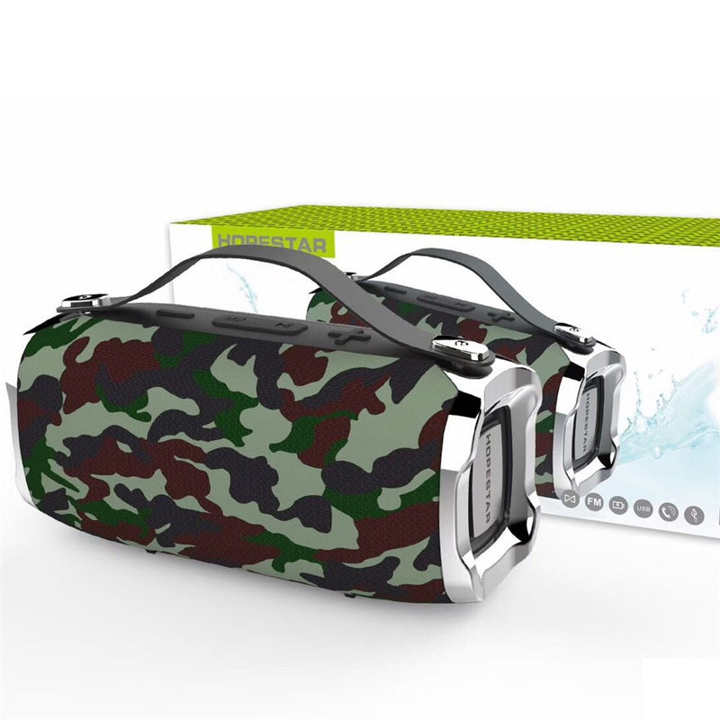 Hopestar H36 Portable bluetooth Speaker Dual Units IPX6 Waterproof TF Card FM Radio Bass Speaker