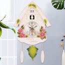 Wooden Antique Cuckoo Clock Time Bell Swing Alarm Watch Wall Art Handcraft Home