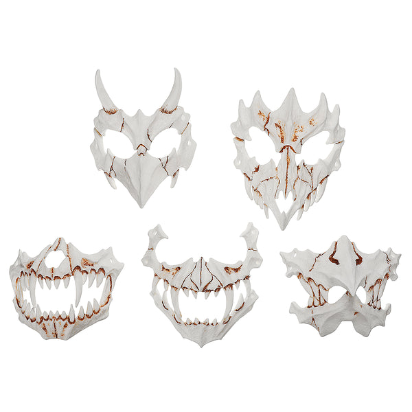 Halloween Resin Mask Animal Theme Party Face Skull Mask Costume Cosplay Party