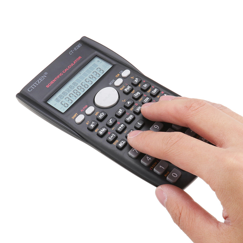 2 Line Display Scientific Calculator Portable Handheld Multi functional Digital for Mathematics