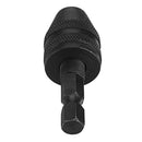 Drillpro 0.5-4mm Keyless Chuck 1/4 Inch Hex Shank Black Drill Chuck Adapter