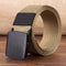 140cm KALOAD R01 Men Women Canvas Adjustable Quick Release Tactical Belt PE Buckle 3.8cm Width Waistband