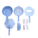 9 In 1 Kitchen Mandoline Slicer Veggie Cutter Grater Chopper Julienne Slicer Vegetable Cutter