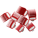 8Pcs Hair Clipper Cutting Guide Combs Set With Metal Clip Replacement Tools For WAHL Hair Cutting Machine
