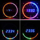 Geekcreit Full Color RGB Large Screen Multifunctional Electronic Clock DIY Kit Light Control Digital Tube Display Module MCU LED Clock