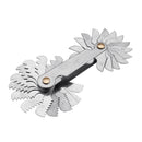 30x Blades Thread Measuring Gauge Screw Pitch Tool US 60 Degree For Nut and Bolts