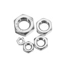 Suleve MXSN1 50Pcs Stainless Steel Metric Coarse Pitch Screw Thread Hexagon Nuts M2 M3 M4 M5 M6