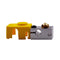 3PCS Yellow Silicone Case For V6 PT100 Aluminum Block 3D Printer Part Hot End
