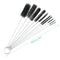 10Pcs Nylon Tube Brush Set Cleaning Brush Set for Glasses Keyboards Jewelry Home Cleaning Supplies