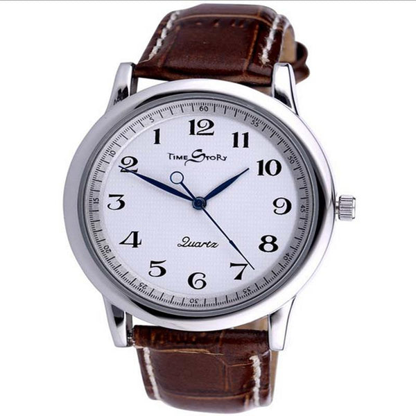 Retro Style Reverse Time Movement Unique Display Coupon Watches Quartz Watch