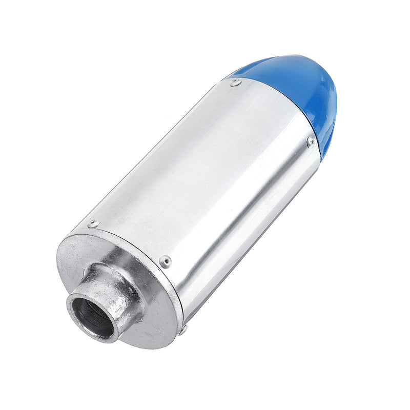 For Honda XR50 CRF50 50cc 70cc 90cc 110cc 125cc Pit Bike Blue Exhaust Muffler Pipe
