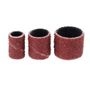 Drillpro 132pcs 80 Grit 1/4 3/8 1/2 Inch Sanding Drum with Sanding Mandrel Rotary Tool Accessories