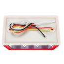 LED Side Marker Lights Indicator Lamps 24V 6500K White 2PCS for Truck Van Pickup Trailer