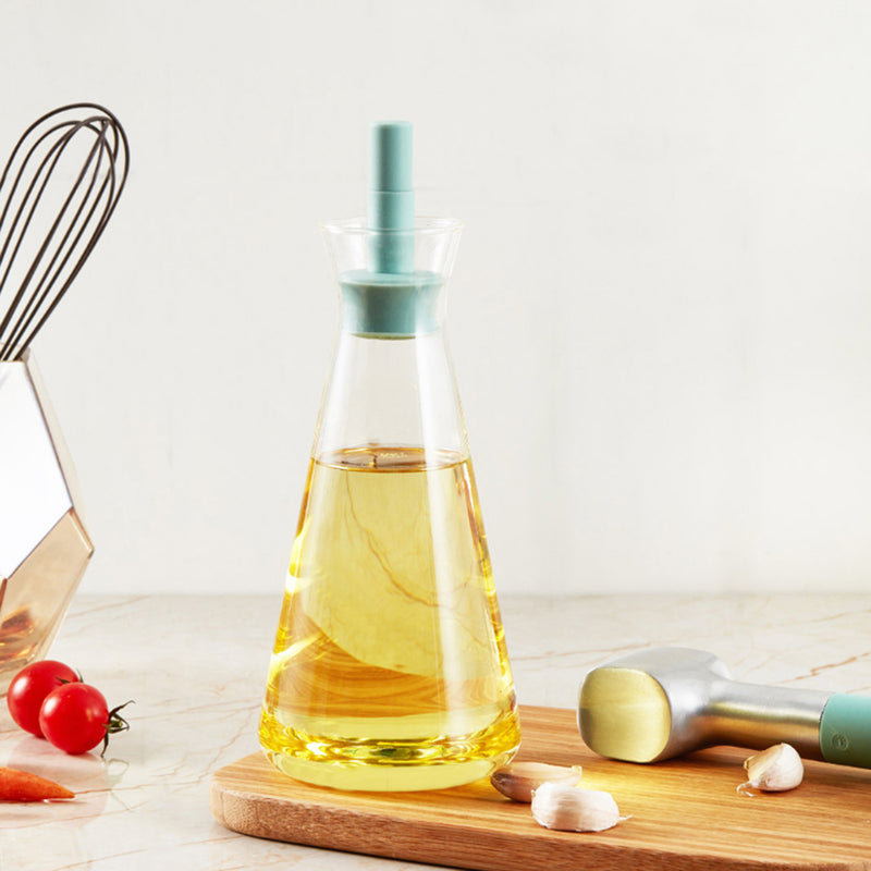 BergHoff Multifunction Glass Oil Can Pot Bottles Vinegar Sauce Cruet Container Kitchen Flavouring Tool