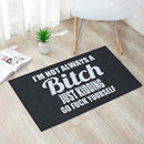 45x75cm Non Slip Indoor Outdoor Rubber Floor Rug Door Mat Home Kitchen Carpet