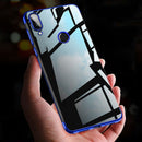 Bakeey Plating Transparent Shockproof Soft TPU Back Cover Protective Case for Xiaomi Mi Play