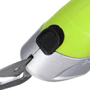 220V Electric Automatic Scissors Cordless Shears Fabric Paper Cutter 2 Blades & Case