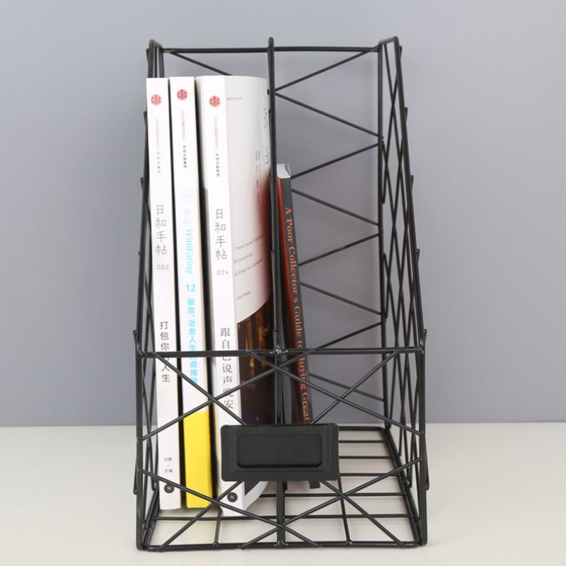 Document Trays File Holder 2 Layers File Box Metal File Desktop Organizer Storage Office School Supplies