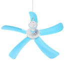 Portable 5 Blades Mini Ceiling Fan W/ Remote Control Hanging Summer Cooler Gift