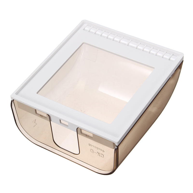 86 Concealed Wall Switch Gold Matte Waterproof Box Splash Box Cover