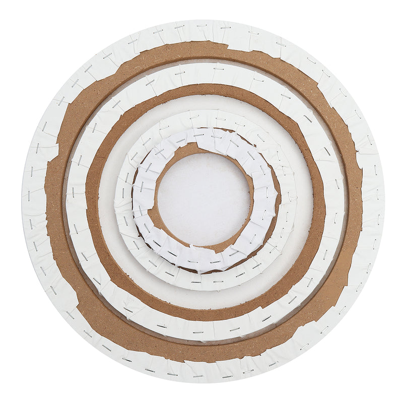 6/8/12/16'' Blank White Round Artist Canvas Wooden Drawing Board Acrylic Oil Paintings